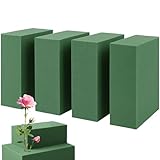Klerbesh Steckschaum für Blumen 14x8x4cm,4er Blumensteckschaum Selbst...