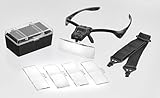 Westfalia LED-Lupenbrille mit 5 Vergrößerungseinsätzen - Kopfband...