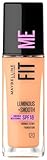 Maybelline New York Make Up, Fit Me! Foundation mit LSF18, Für makellose...