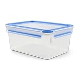 EMSA Clip & Close Frischhaltedose, rechteckig, 2,2 L, Aufbewahrungsbox, 100...
