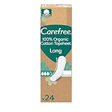 Carefree Slipeinlagen 100% Organic Cotton Topsheet Long (24 Stück), aus...