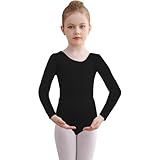 Ballettanzug Mädchen Langarm Ballettkleidung Kinder Ballett Trikot...