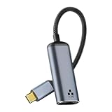 TingHaoO Typ-C-auf-Ethernet-Adapter, 2500 Mbit/s, kabelgebundenes Netzwerk...