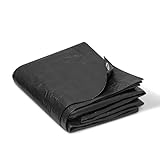 A-TEX® Abdeckplane 90 g/m² (2 x 3 m Schwarz) | Verschiedene Stärken,...