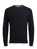 JACK & JONES Dünner Langarm Strickpullover Rundhals Basic Sweater Shirt...