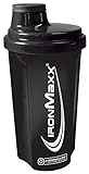 IronMaxx Eiweiß Shaker mit Drehverschluss, Schwarz, 700 ml, 1 Stück (1er...