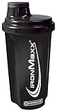 IronMaxx Eiweiß Shaker mit Drehverschluss, Schwarz, 700 ml, 1 Stück (1er...