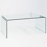 Invicta Interior Glas Couchtisch FANTOME 110 cm transparent Glastisch...