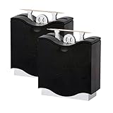 Jimkply 2 Stück Zahnstocherspender, Kreative Schwarze Zahnstocherbox,...