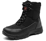 Sowdus Winterstiefel Herren Barfußschuhe Schneestiefel Warm Gefüttert...