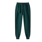 MINYA Sweatpant Herren-Sporthose, einfarbig, Herbst, Winter, warm, Jogging,...