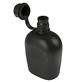 Dominator Feldflasche 1L Trinkflaschen Outdoor Militär Schwarz