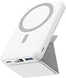 Yiisonger MagSafe PowerBank 10000mAh, Faltbarer Wireless Magnetische Power...