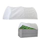 TRUTZHOLM Hochbeetabdeckung 120 x 80 cm Bogenabdeckung mit Vlies...