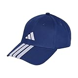 adidas Unisex Bball 3S Cap New Logo, Dark Blue/White, S