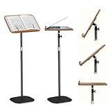 Stehpult Höhenverstellbar 46–120cm, Laptop Ständer mit Winkel...