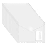 20 Stück Dokumententasche A5, 23x18cm Umschlagmappen zum Abheften...