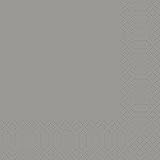 Duni Duni Zelltuch-Servietten granite grey 33x33 cm 3lagig, 1/8 Kopffalz...