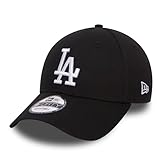 New Era Los Angeles Dodgers League Essential Black 9Forty Adjustable Cap -...