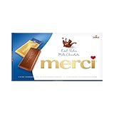 merci Tafelschokolade Edel-Rahm – 1 x 100g – Feinste Täfelchen aus...