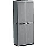 Kis Kunststoffschrank 'Jolly' hoch, 1 Stück, dunkelgrau/schwarz, 9732000...