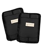 WALDHAUSEN Schnallenschutz für Kurzgurte Fell, schwarz, Paar