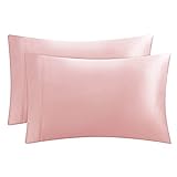 Juicy Couture Satin-Kissenbezug für Haar und Haut, rosa Standardgröße...