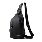 Pangogogo Umhängetasche Herren Klein, Leichte & Wasserdichte Sling Bag...