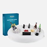 Weißer ovaler schwimmender Snack- und Getränkehalter - Vielseitiges...