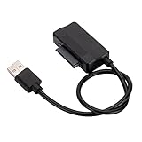 Oikabio SATA7P + 6P auf USB2.0 Notebook-Gehäuse für externe optische...