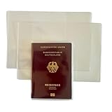 Olanmarp Reisepasshülle Made in Germany 2er Set, transparent,...