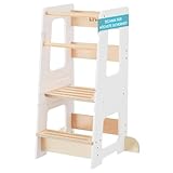 KYWAI® – Montessori Lernturm ab 1 Jahr, aus robustem Holz,...