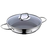 WMF Devil Servier-Schmorpfanne Induktion 26 cm mit Glasdeckel, Ofenfeste...