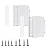 AwmnSrman 2 Stück Balkontürgriff Außen Weiß, Türgriff Balkontür...