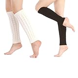 2 Paar Damen Frauen Winter Crochet Stulpen Damen, Stulpen, Leg Warmers,...