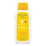 WELEDA Bio Baby Calendula Pflegemilch - Naturkosmetik Bodylotion mit...