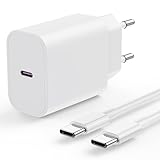 iPhone 16 15 Schnellladegerät, 20W USB C Ladegerät für Apple iPhone 16...