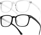CCVOO Reading Glasses for Women/Men, Eyeglasses, Blue Light Readers for...