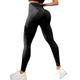 Anti Cellulite Leggings Damen Push Up Lange Blickdicht Kompressions...