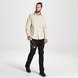 Craghoppers Herren Kiwi-Langarmshirt Wander-Shirt, Oatmeal, L EU