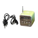 Luckxing Würfelradio MP3-Station Mit integriertem FM-Radio,...