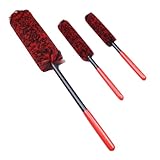 Levemolo 3 Stück Teiliges Auto Felgenbürsten Ergonomische Reifenbürste...