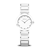 BERING Damen Uhr Quarz Movement - Ceramic Collection mit Edelstahl und...