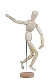 TOUROCMONT Gliederpuppe Mannequin 30cm Hoch Zeichenpuppe zum Malen