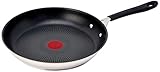 Tefal Jamie Oliver E3030644 Quick & Easy Bratpfanne, Edelstahl, 28 cm,...