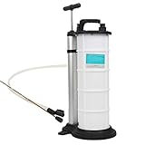 FreeTec Ölabsaugpumpe Absaugpumpe Handpumpe mit 3 Schläuchen...