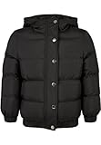 Urban Classics Mädchen Jacke Girls Hooded Puffer Jacket black 146/152