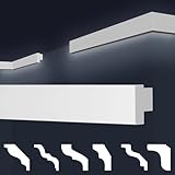 MARBET DESIGN Stuckleisten XPS Styropor weiß - LED indirekte Beleuchtung...