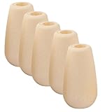 Healeved 100 Stück Naturholzperlen mit Maserung Glatte Oberfläche...