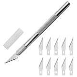 Yoezuo Skalpell Set Precision Carving Craft Messer Set mit 10 Stück...